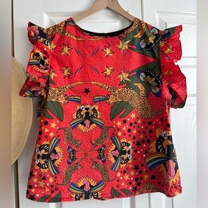 Nooworks Ruffle Top Shirt